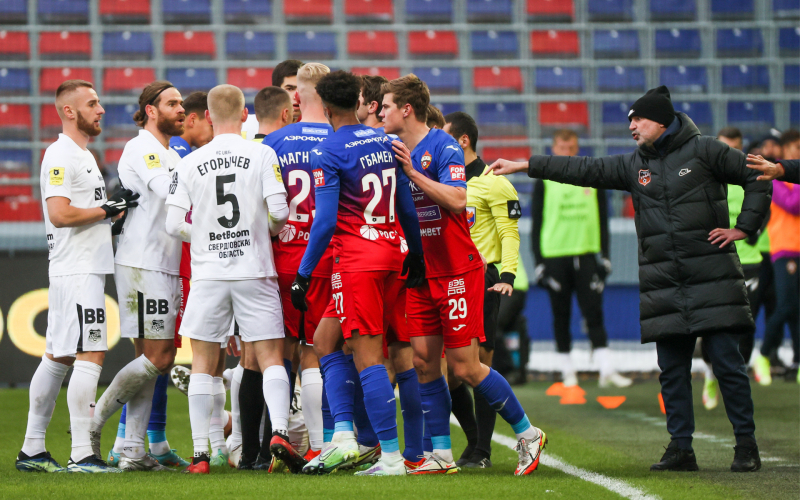 ЦСКА сыграл вничью с «Уралом» и прервал 6-матчевую победную серию в РПЛ