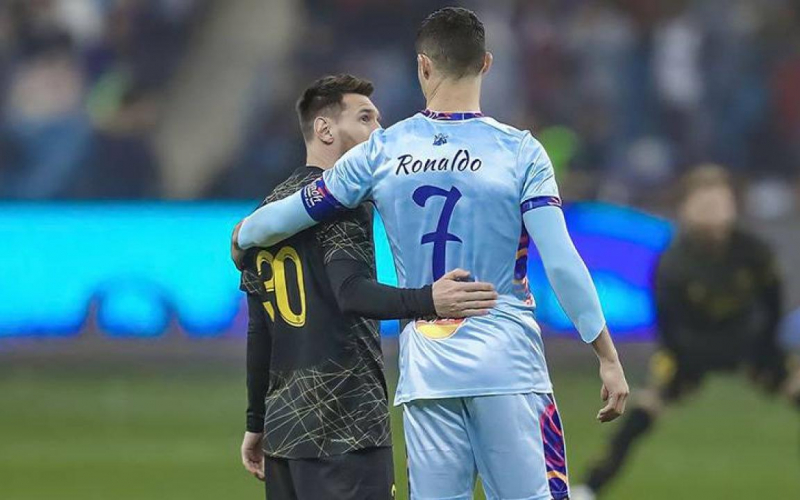 Месси выложил видео объятий с Роналду после матча в Эр-Рияде