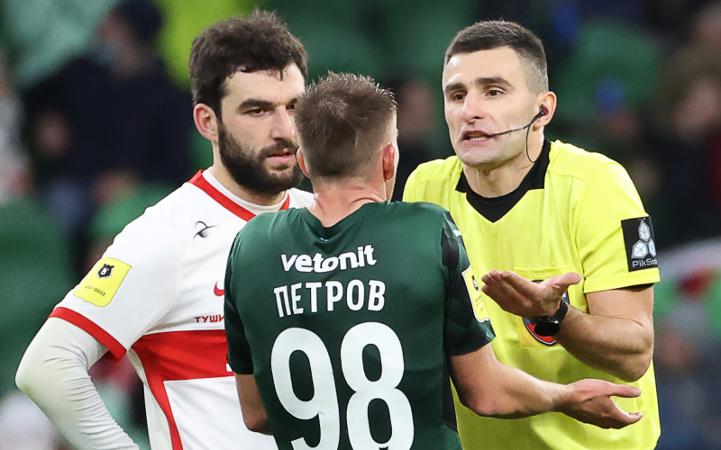 РФС признал ошибочным пенальти «Спартака» в ворота «Краснодара»