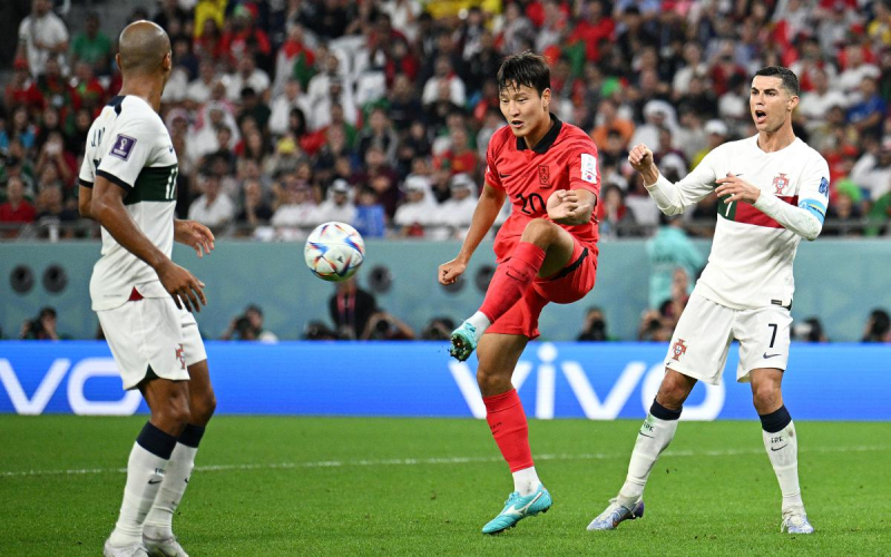Сборная Южной Кореи на 91-й минуте вырвала победу у Португалии